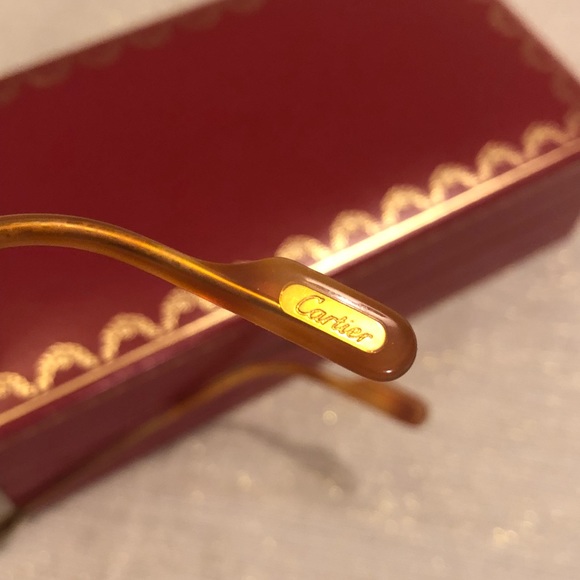 Cartier Soft Cat Eye Brown Tortoise Frames